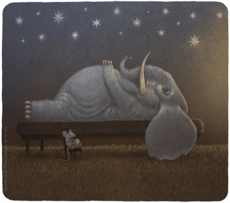 Dessin : "Le divan" de Franck DION